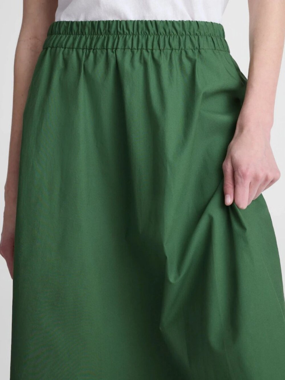 Madewell Black Midi A-Line Skirt - Picture 9 of 10